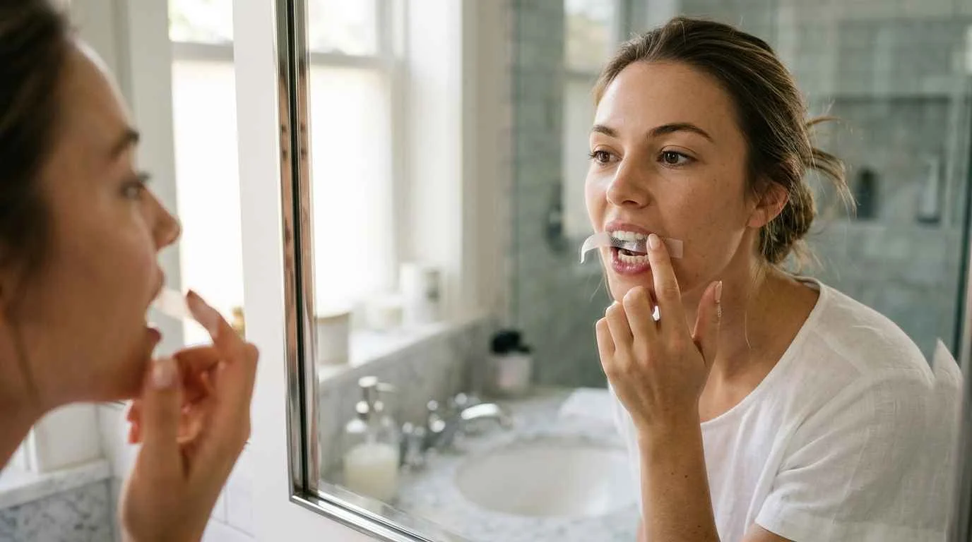 how do whitening strips work